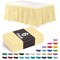 Ruffle Disposable Table Skirt 14 Ft Long Pleated Table Skirts with Adhesive Strip – Fits 6ft+ Rectangle or Round Tables – Ideal for Birthday Parties, Gender Reveal, Baby Showers & Event Decorations 6 pack by Exquisite